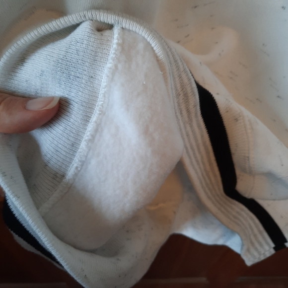 NWOT Vintage Oneita Harold's Silver Dollar white marbled crewneck sweats… - Picture 8 of 10
